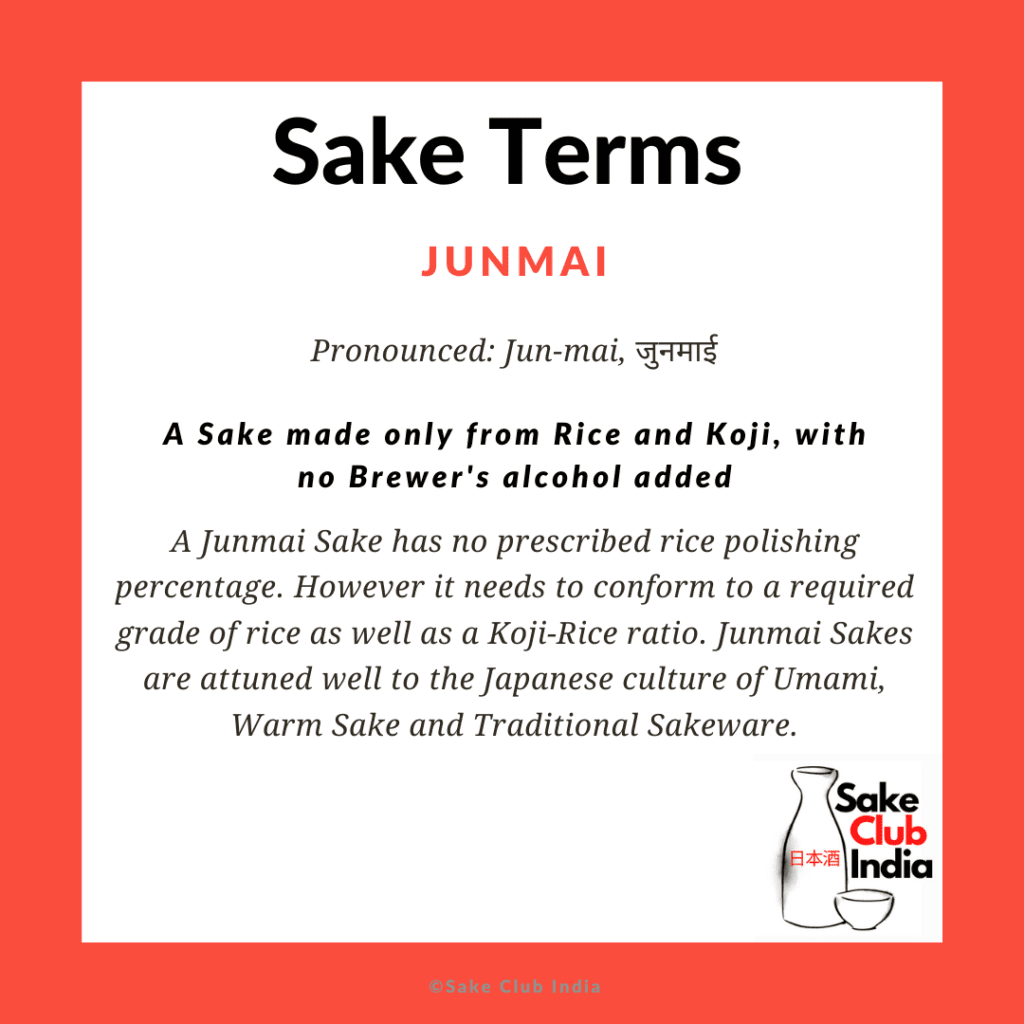 Junmai Sake definition