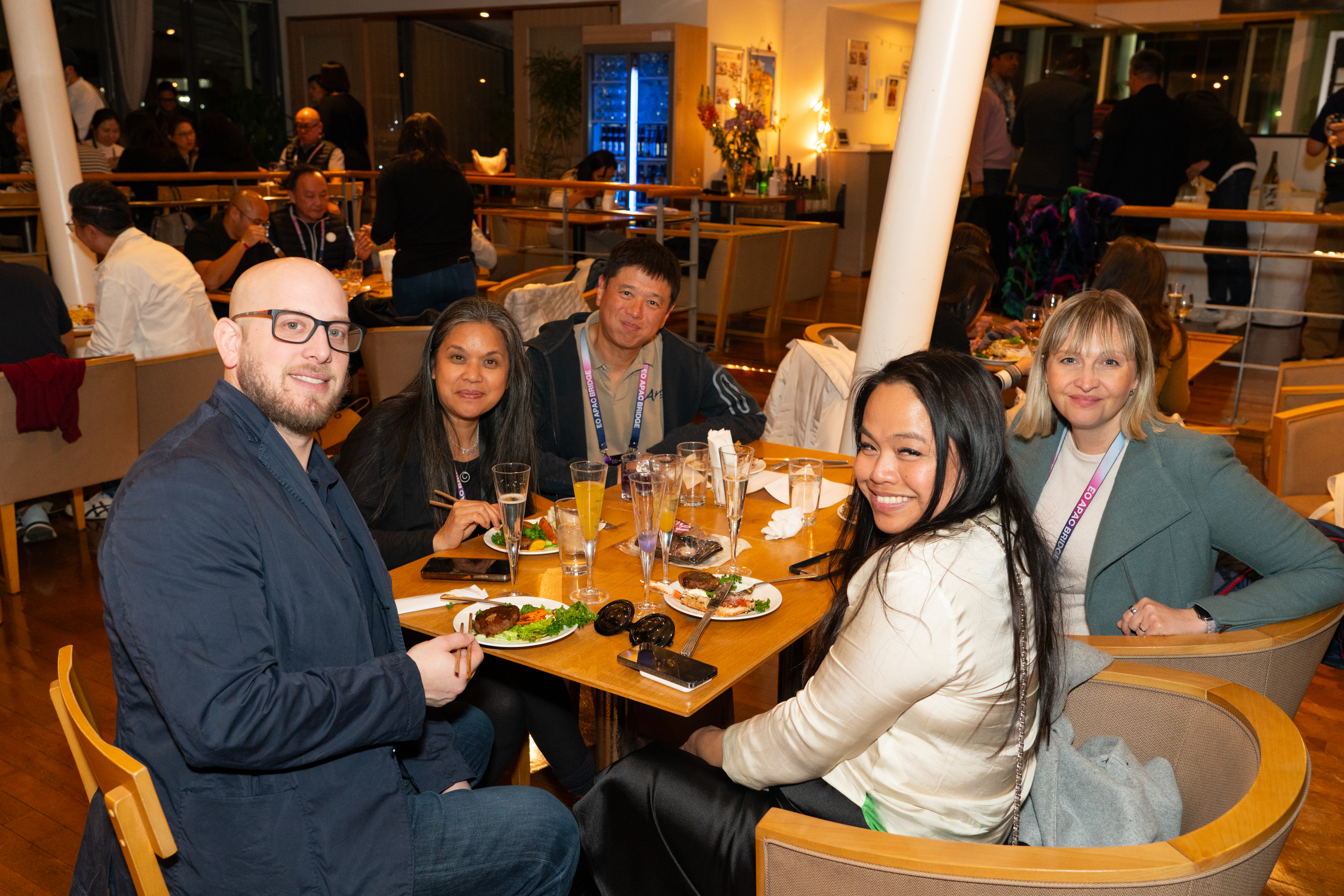 Happy guests from EO-APAC at sake tasting by Sake Club India in Japan