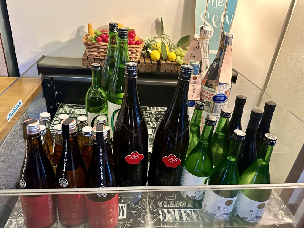 Sakes at Sake Club India tasting in Kagawa Japan