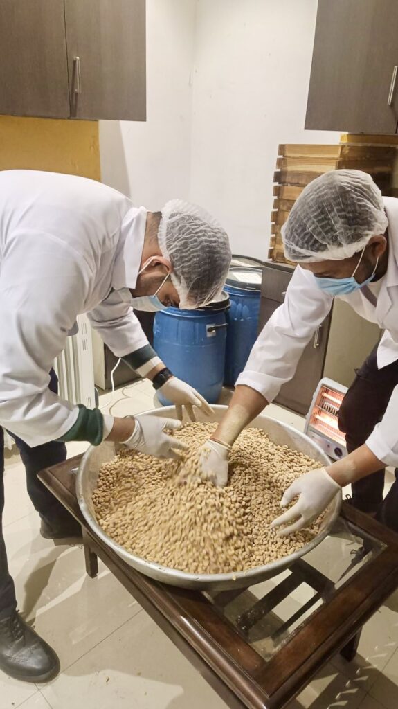 Preparing the first batch of Shoyu at the Gurugram facility.
