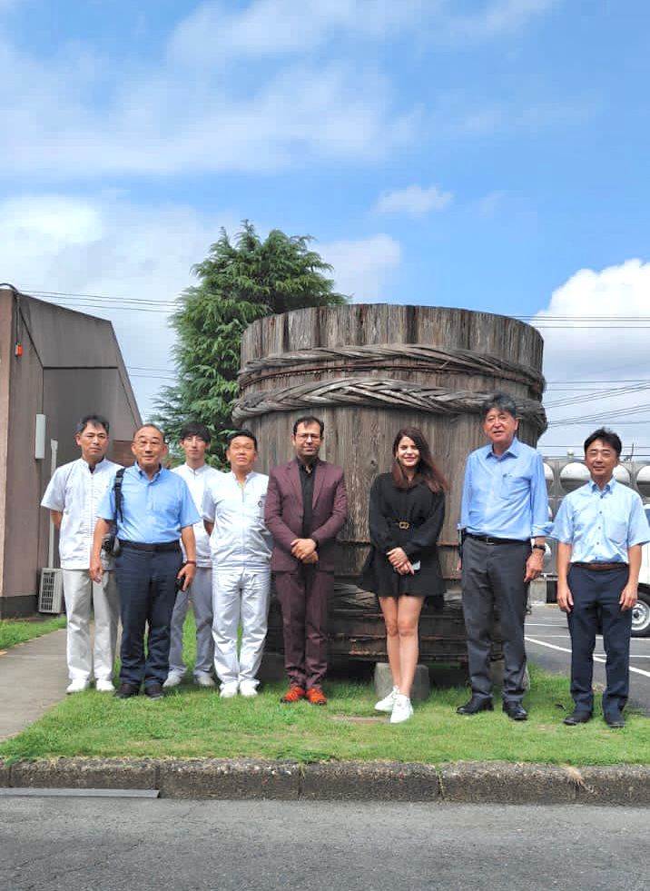 Team Kampai from India with Team Chiba Shoyu