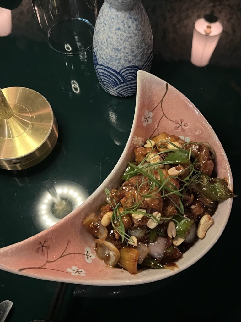 kung pao chicken at torii mumbai