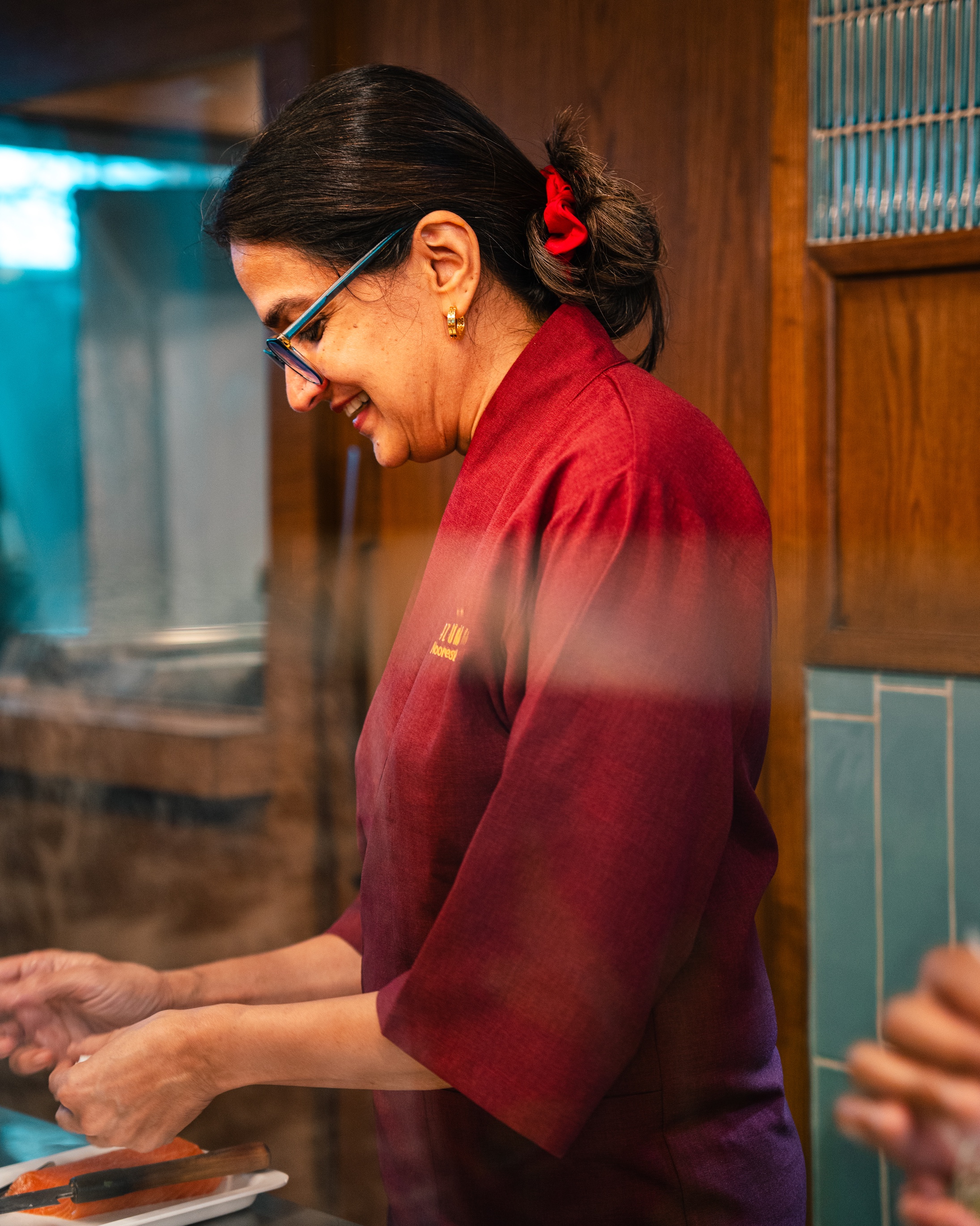 Nooresha working at Izumi