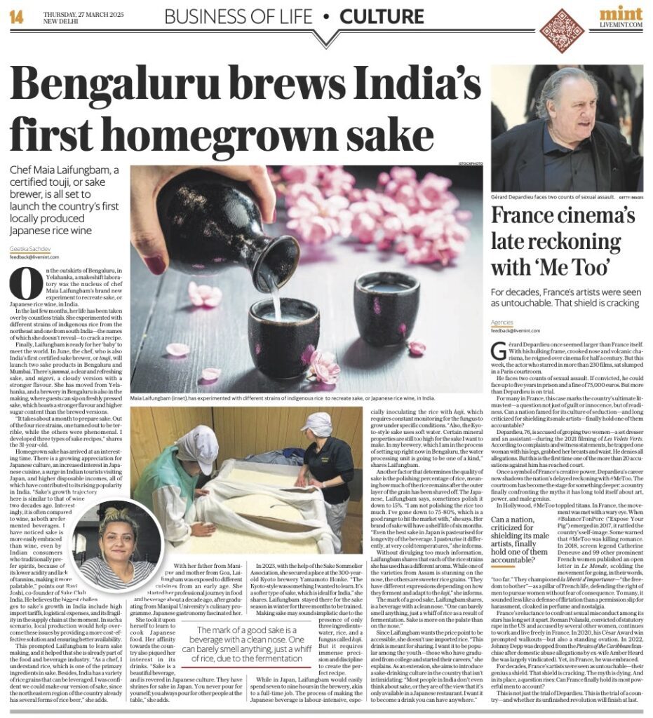 Bengaluru brews India's first homegrown Sake