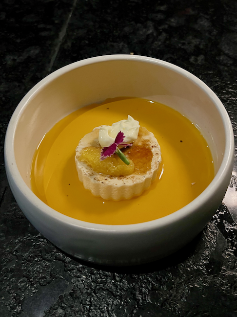 Yuzu Tofu Crème Brûlée