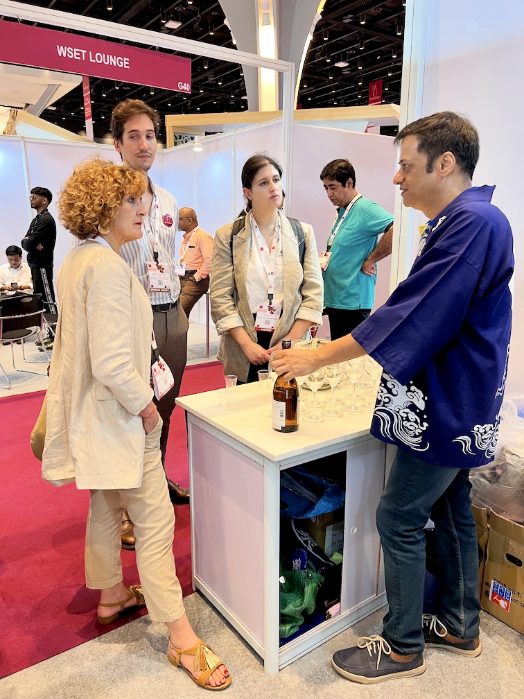 Sake Club India booth at Prowine Mumbai 2022