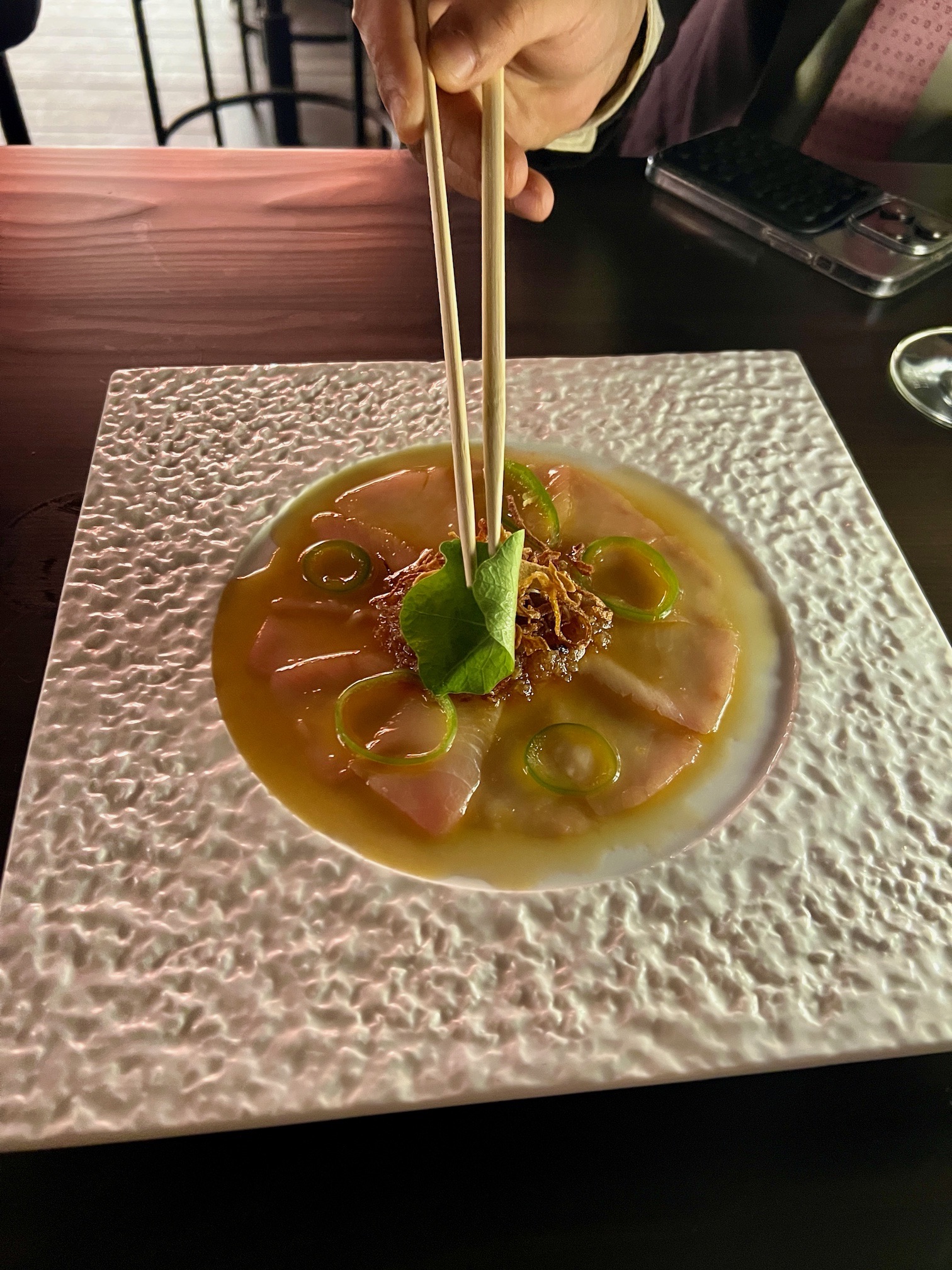 Hamachi Carpaccio