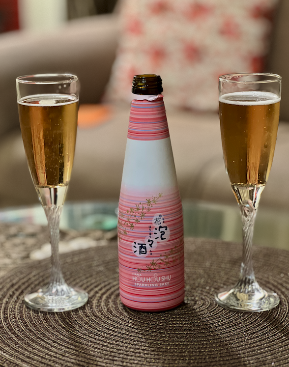 Hana Hou Hou Shu naturally carbonated Sparkling Sake