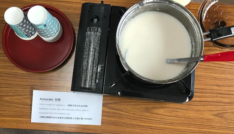 Amazake ready for serving