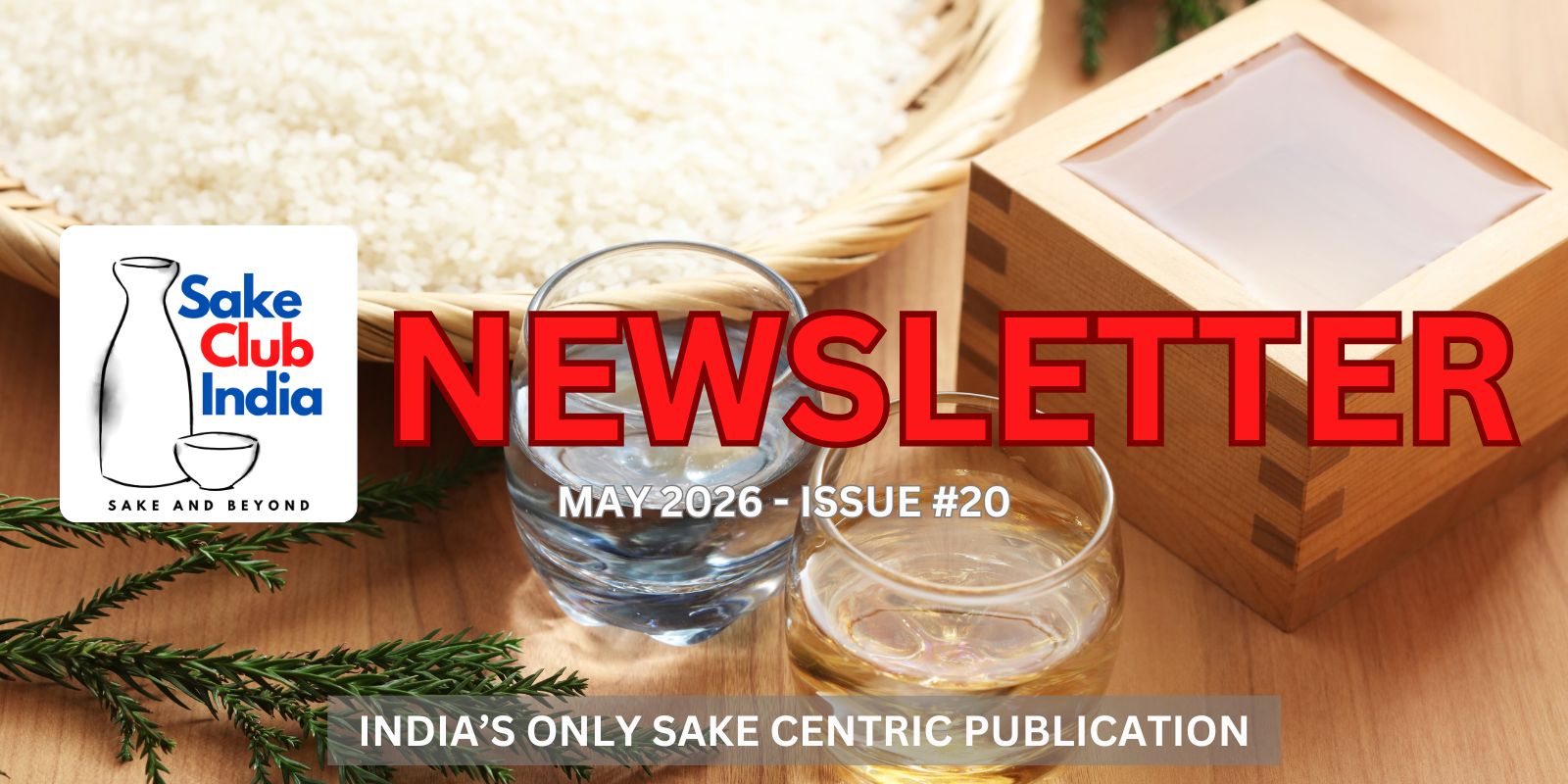 Sake Club India Newsletter Cover May 26 